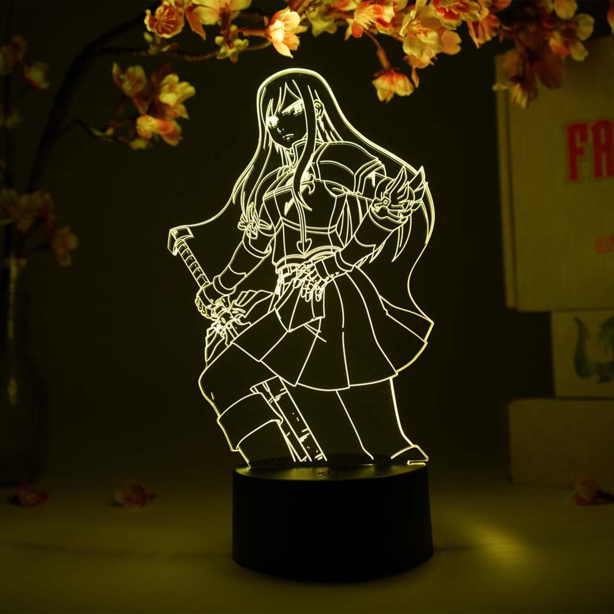 Erza Scarlet Otaku Lamp (Fairy Tail)