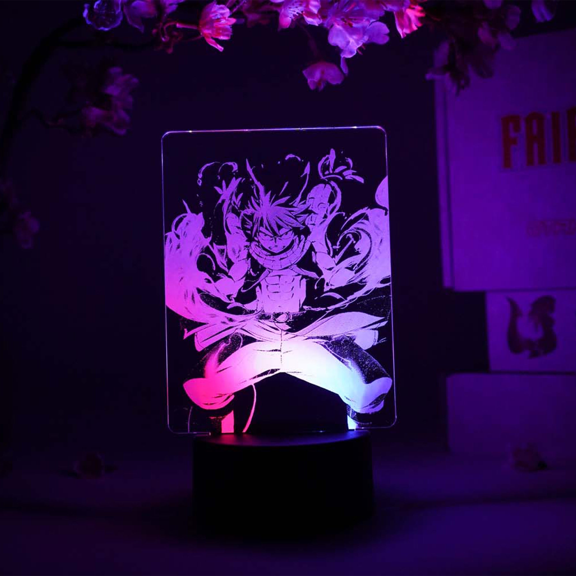 Natsu Flames Otaku Lamp (Fairy Tail)