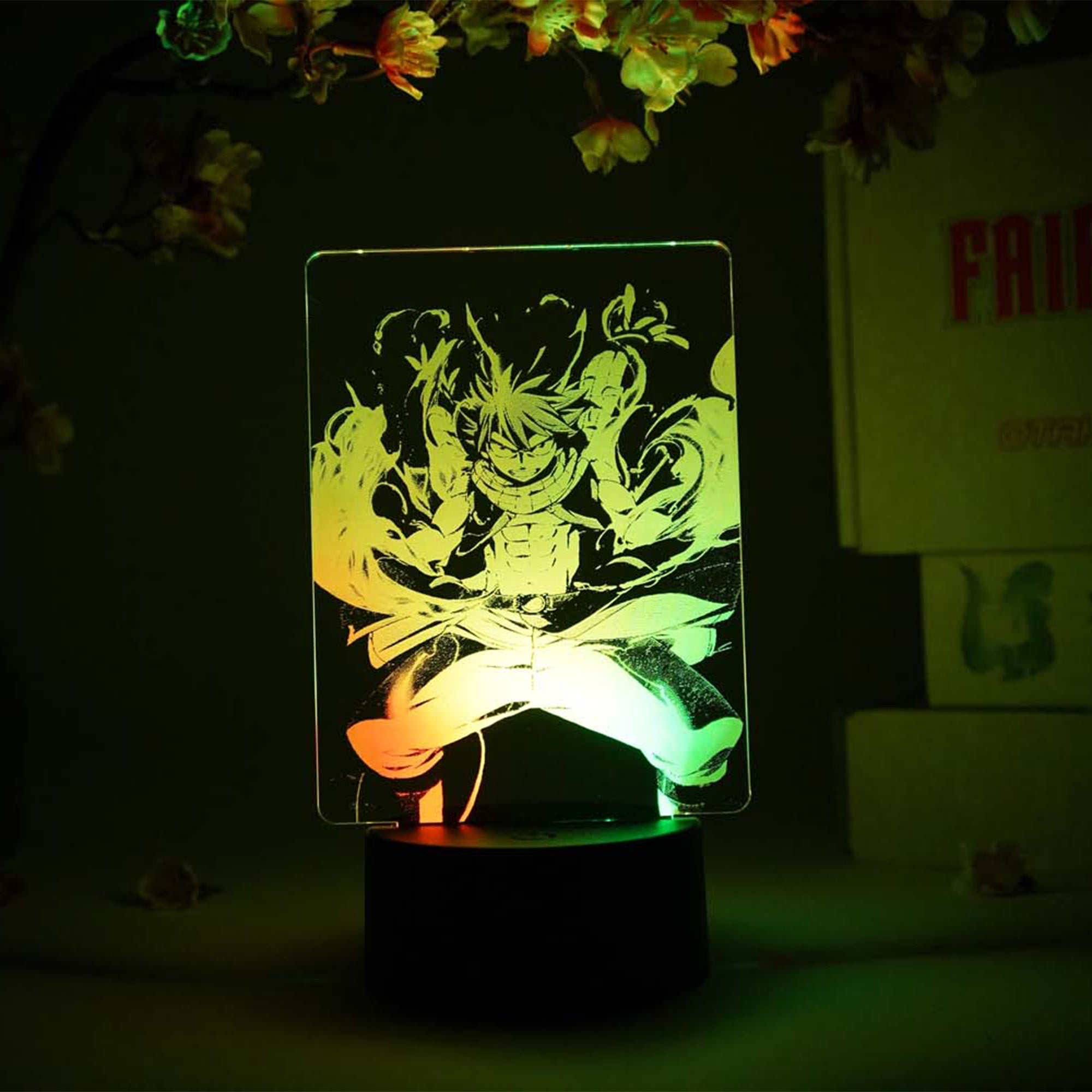 Natsu Flames Otaku Lamp (Fairy Tail)