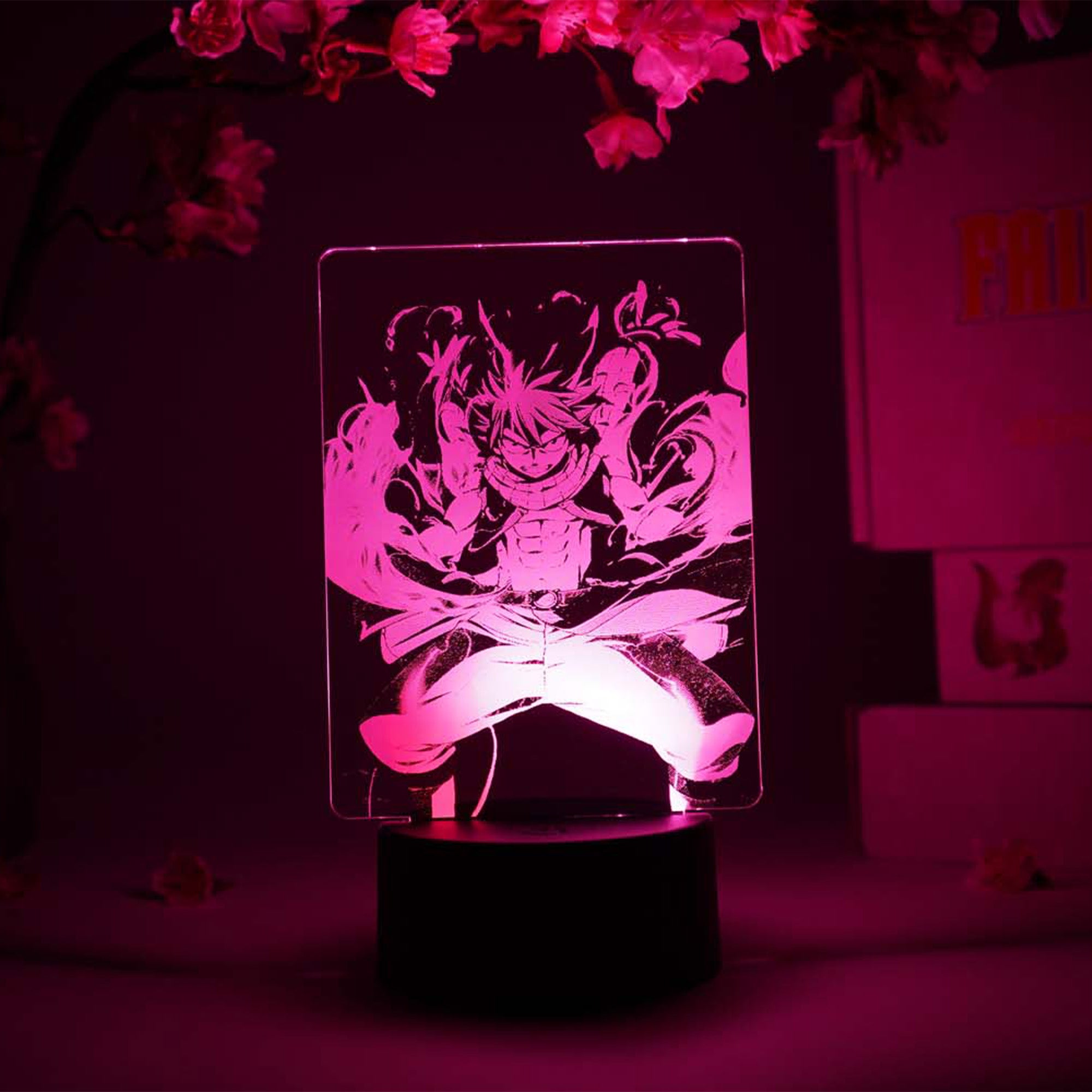 Natsu Flames Otaku Lamp (Fairy Tail)