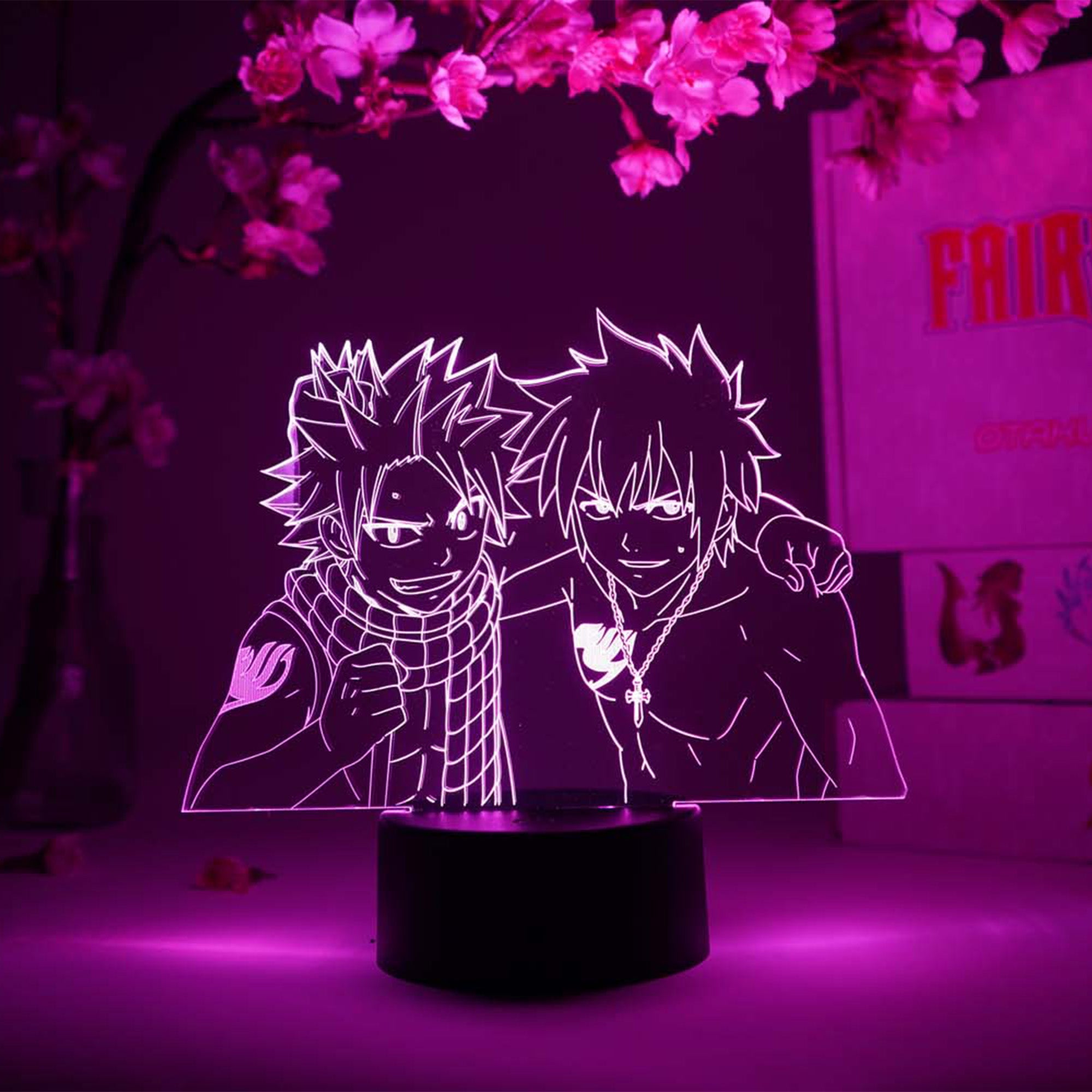 Natsu & Gray Otaku Lamp (Fairy Tail)