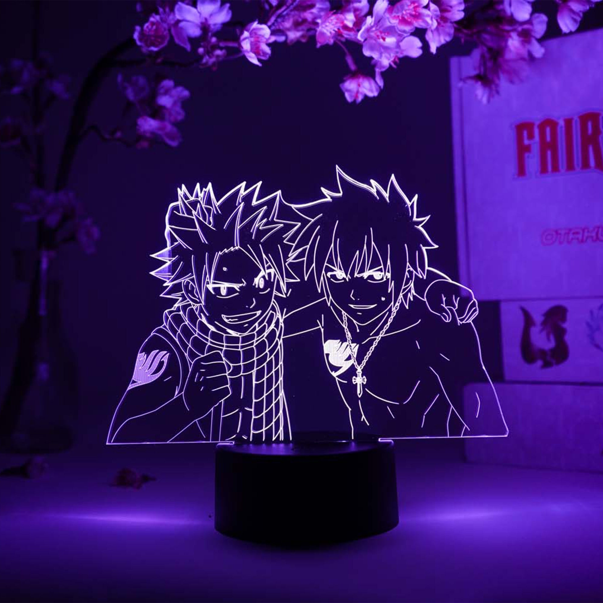 Natsu & Gray Otaku Lamp (Fairy Tail)