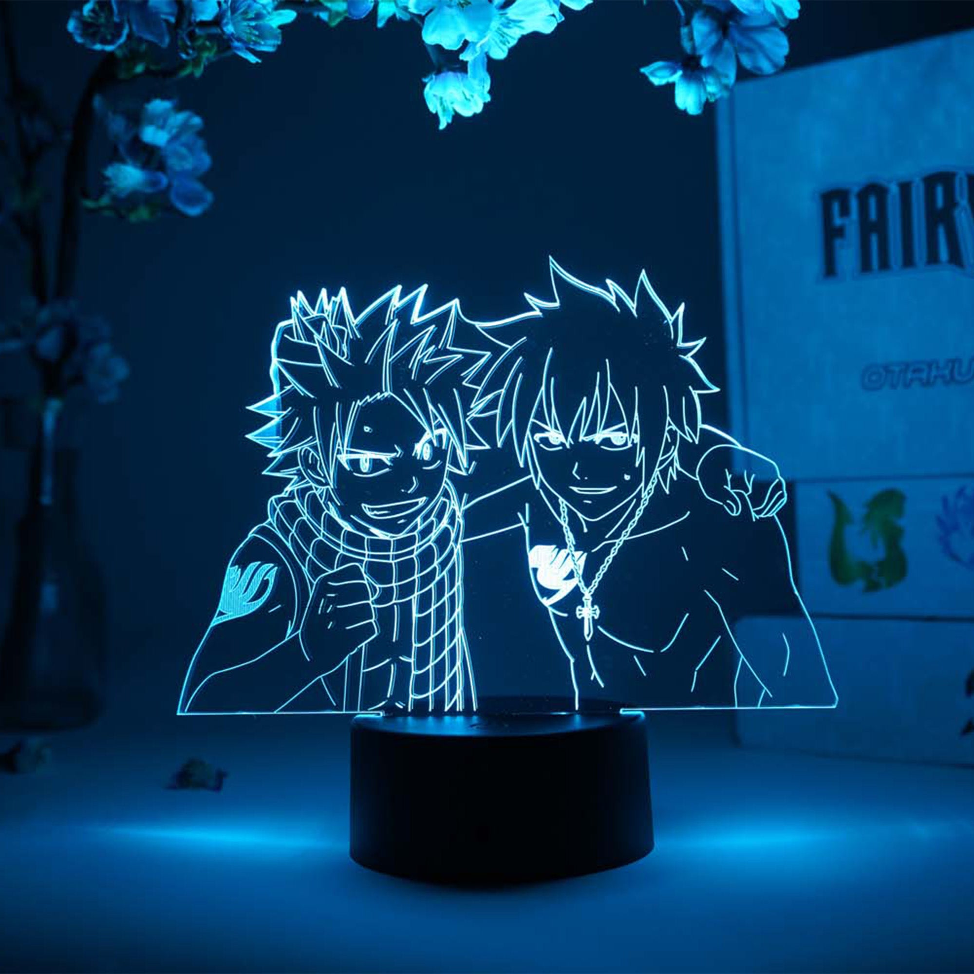 Natsu & Gray Otaku Lamp (Fairy Tail)