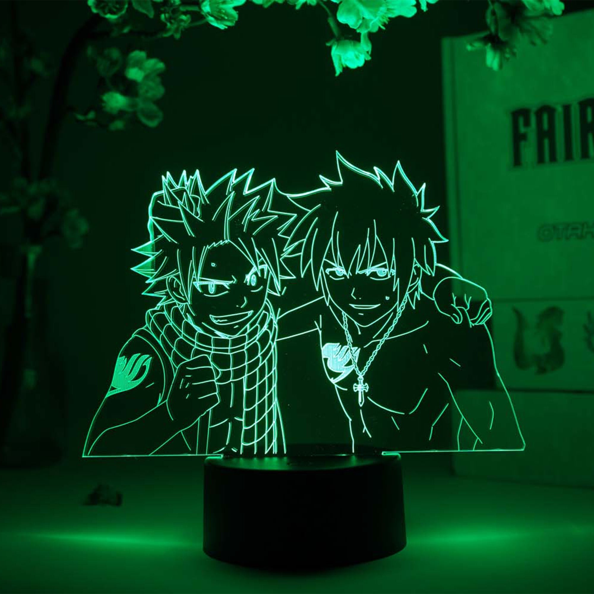 Natsu & Gray Otaku Lamp (Fairy Tail)