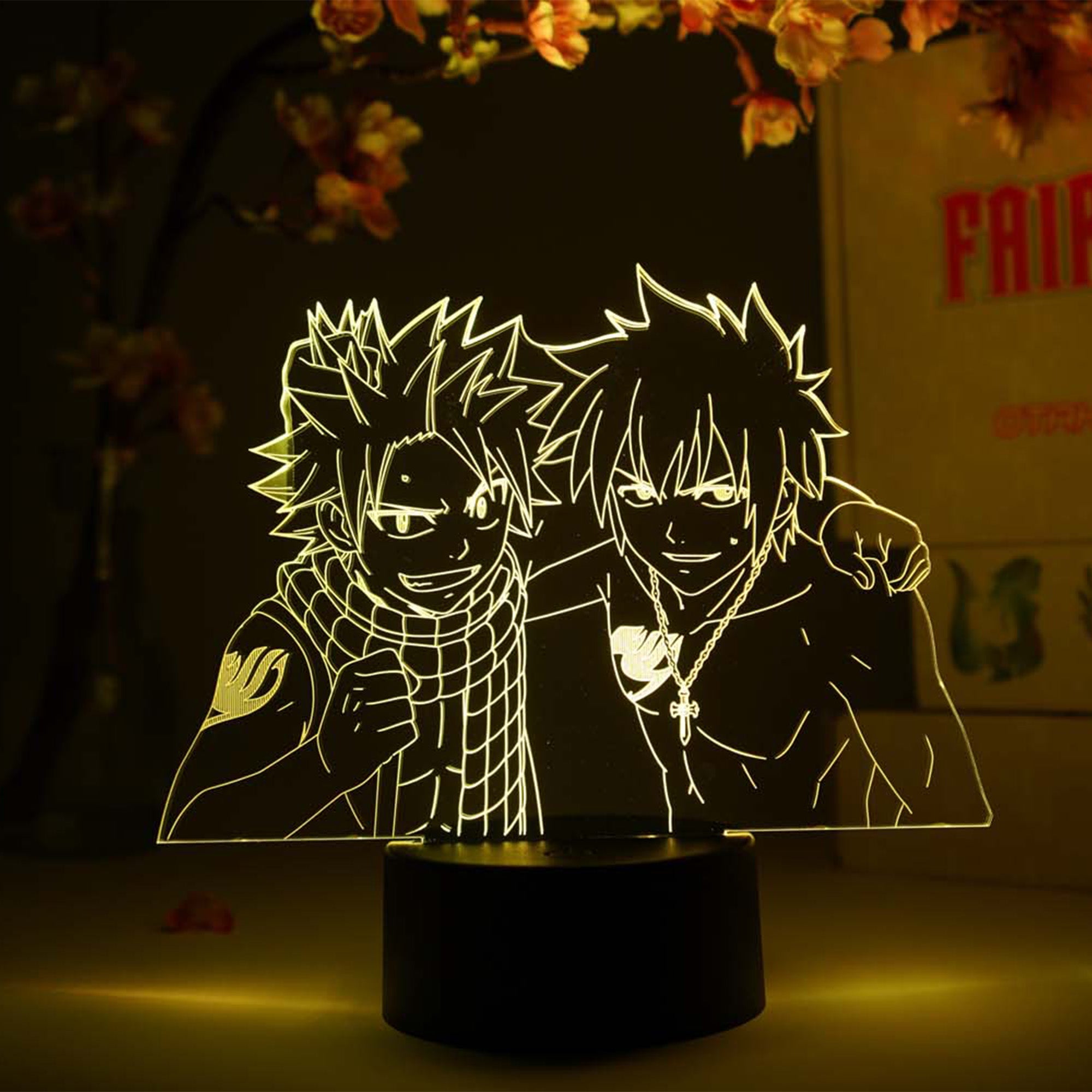 Natsu & Gray Otaku Lamp (Fairy Tail)