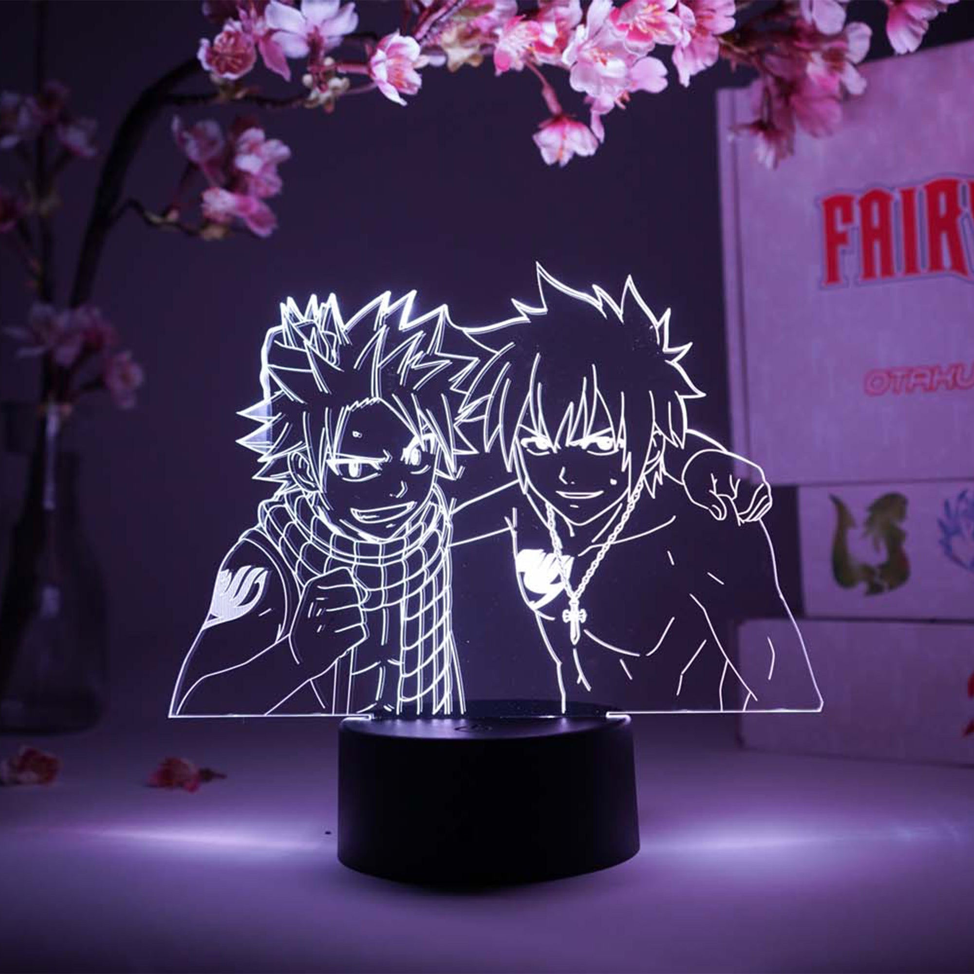 Natsu & Gray Otaku Lamp (Fairy Tail)