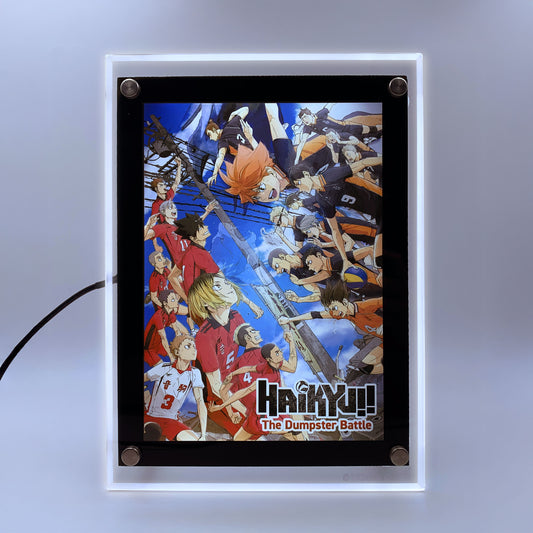 Dumpster Battle LED Poster