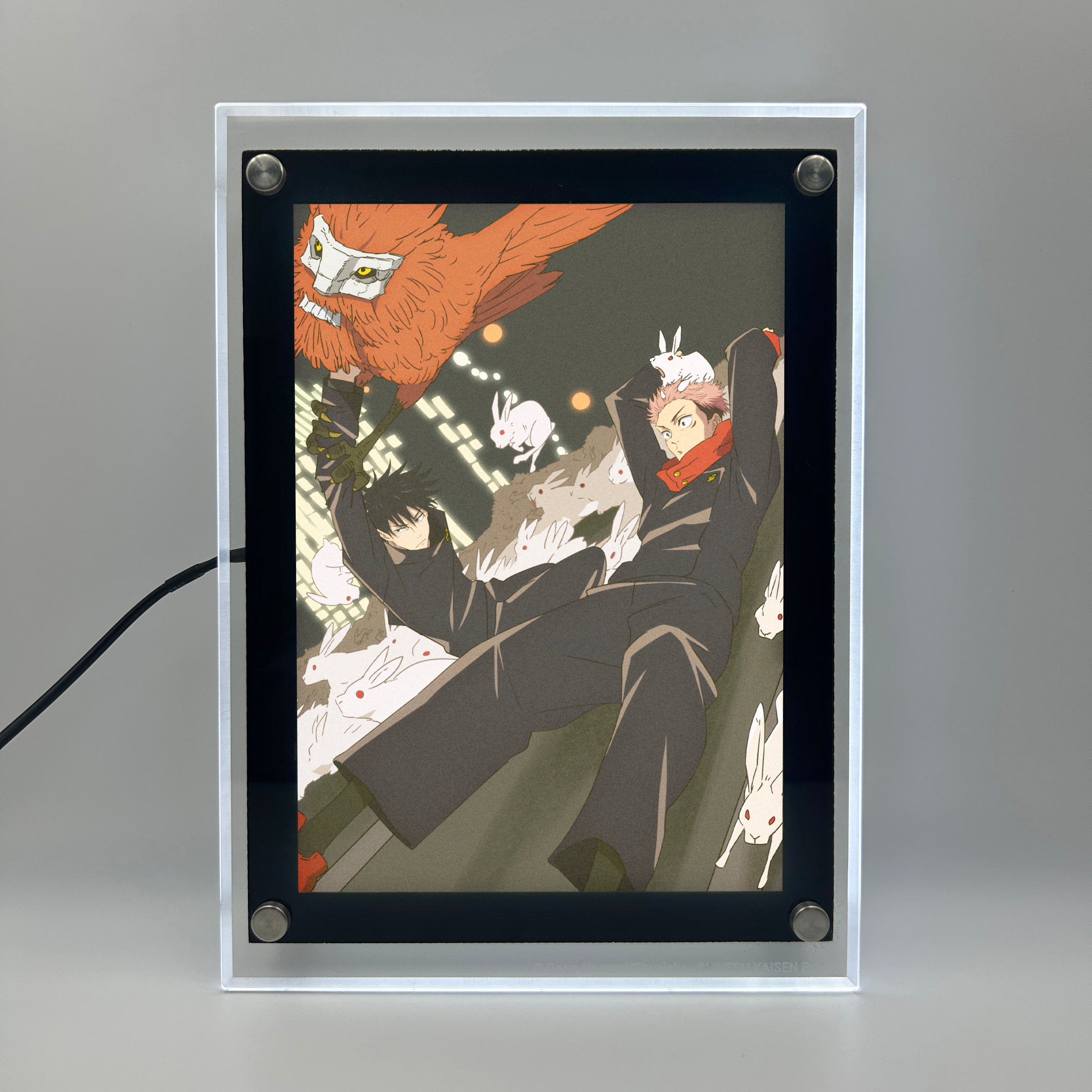 Rabbit Stampede LED Poster (Jujutsu Kaisen)