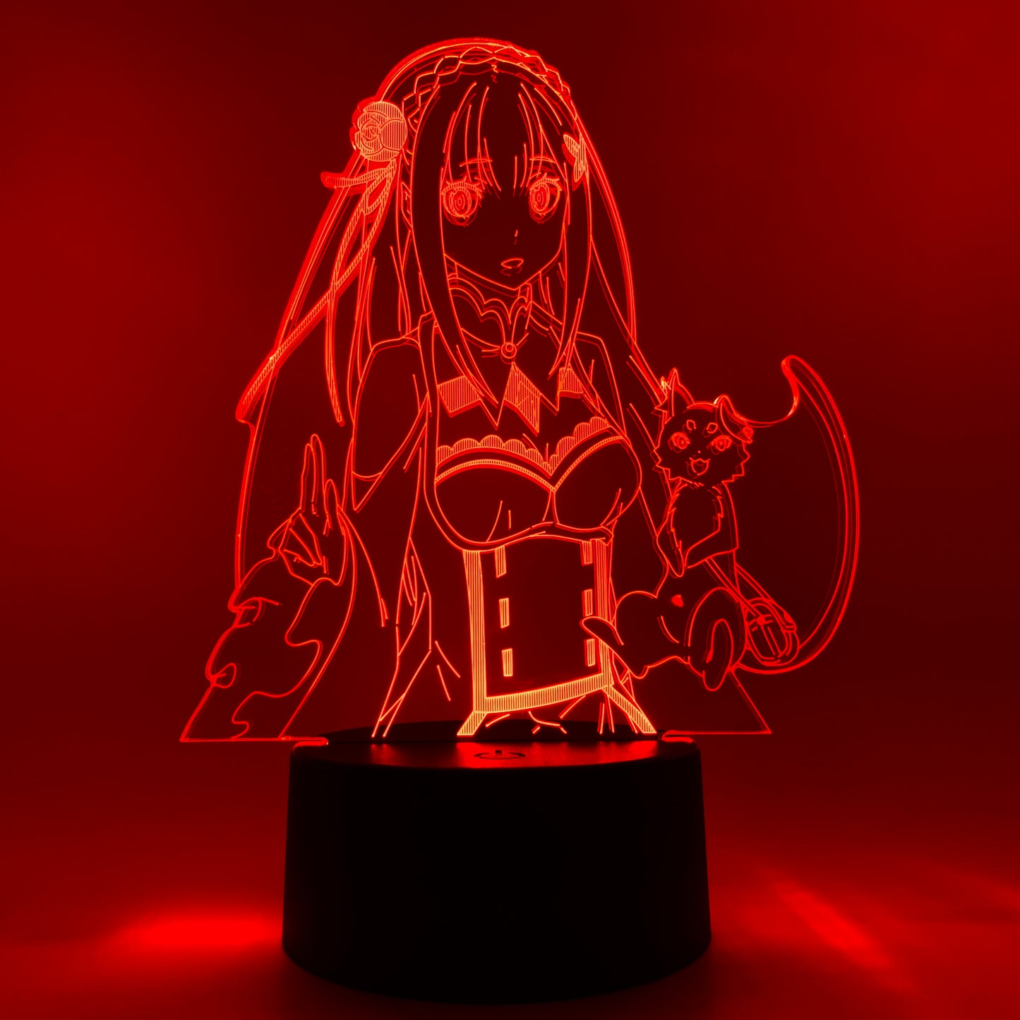 Emilia & Puck Otaku Lamp