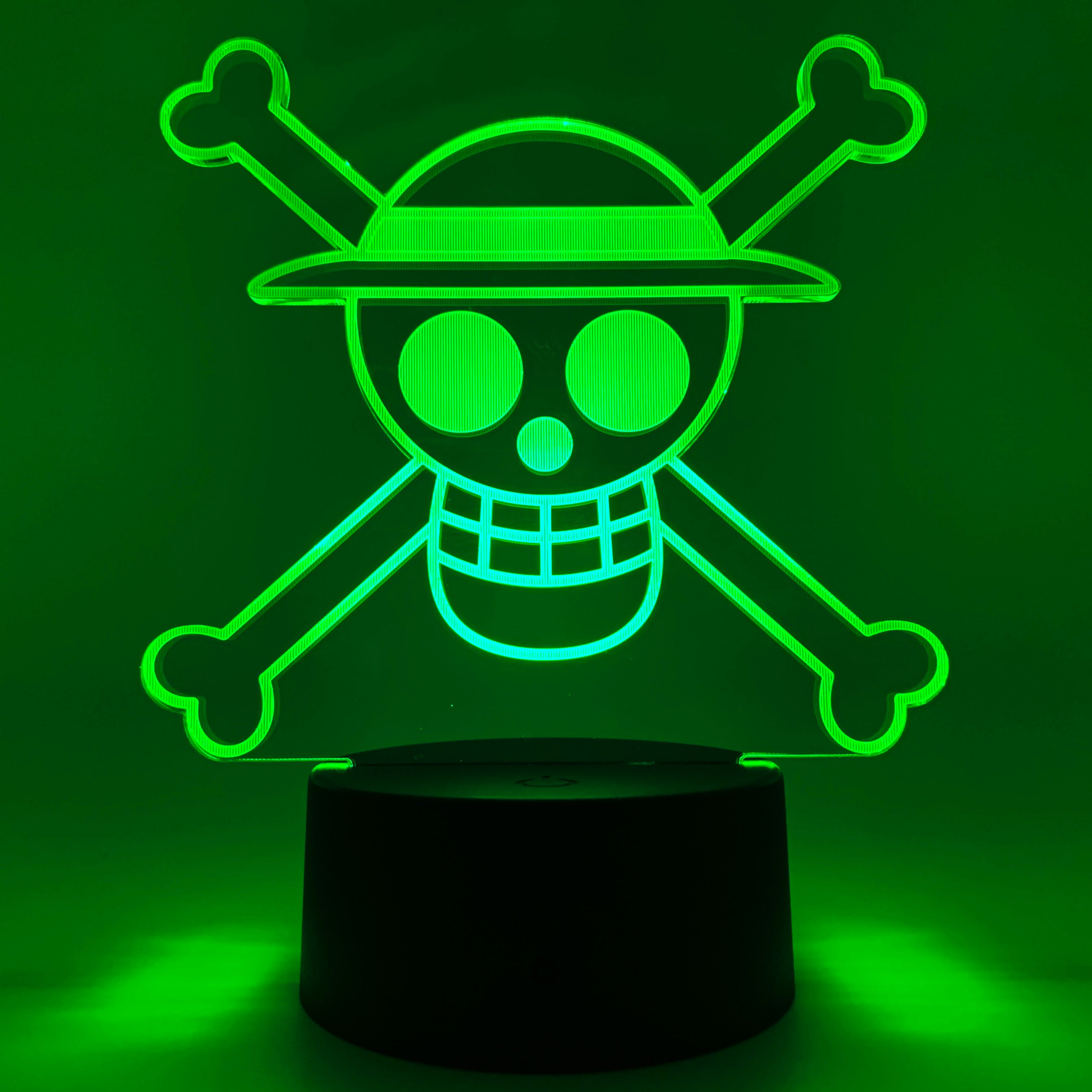 Jolly Roger Otaku Lamp (One Piece)