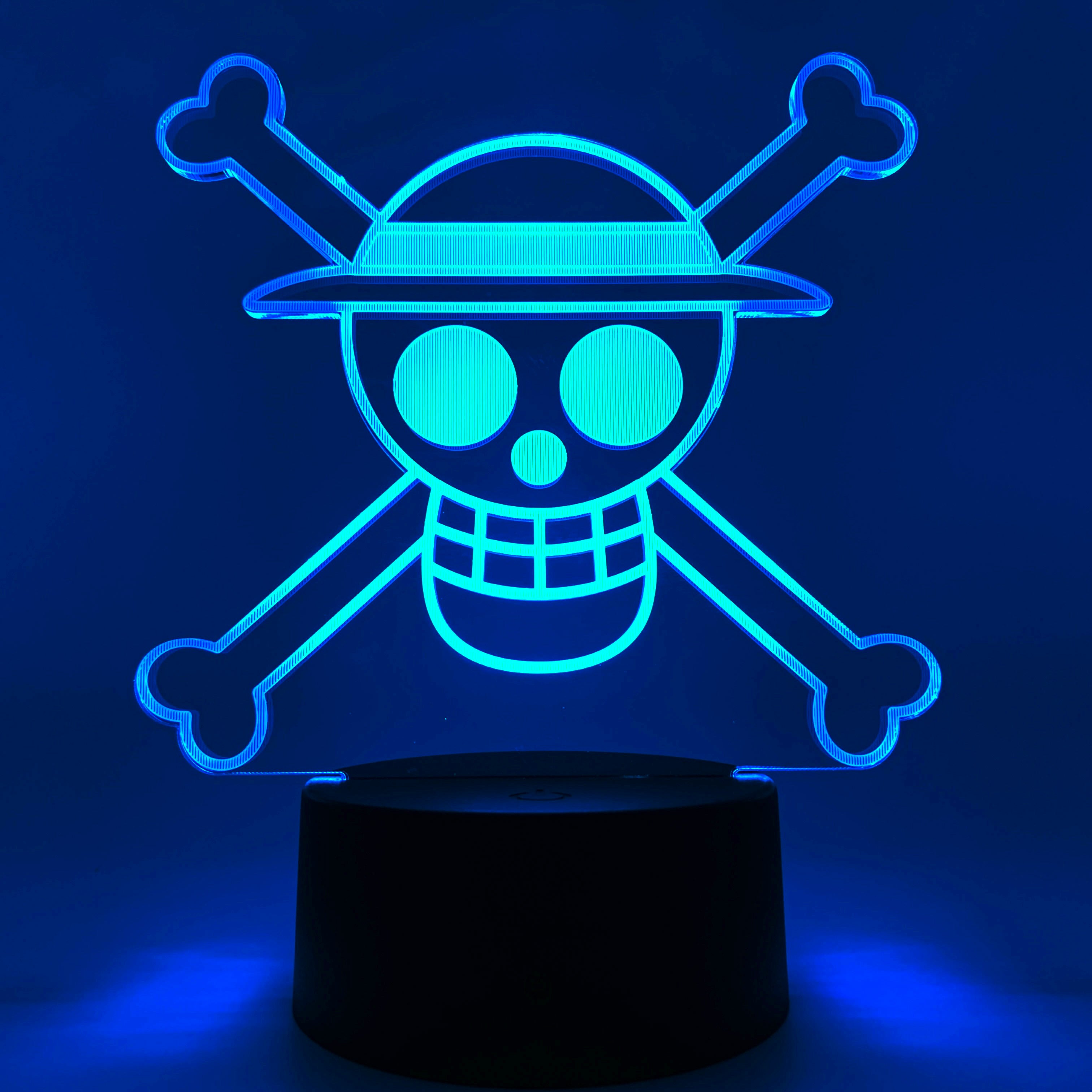 Jolly Roger Otaku Lamp (One Piece)