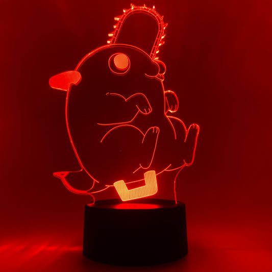 Pochita Otaku Lamp