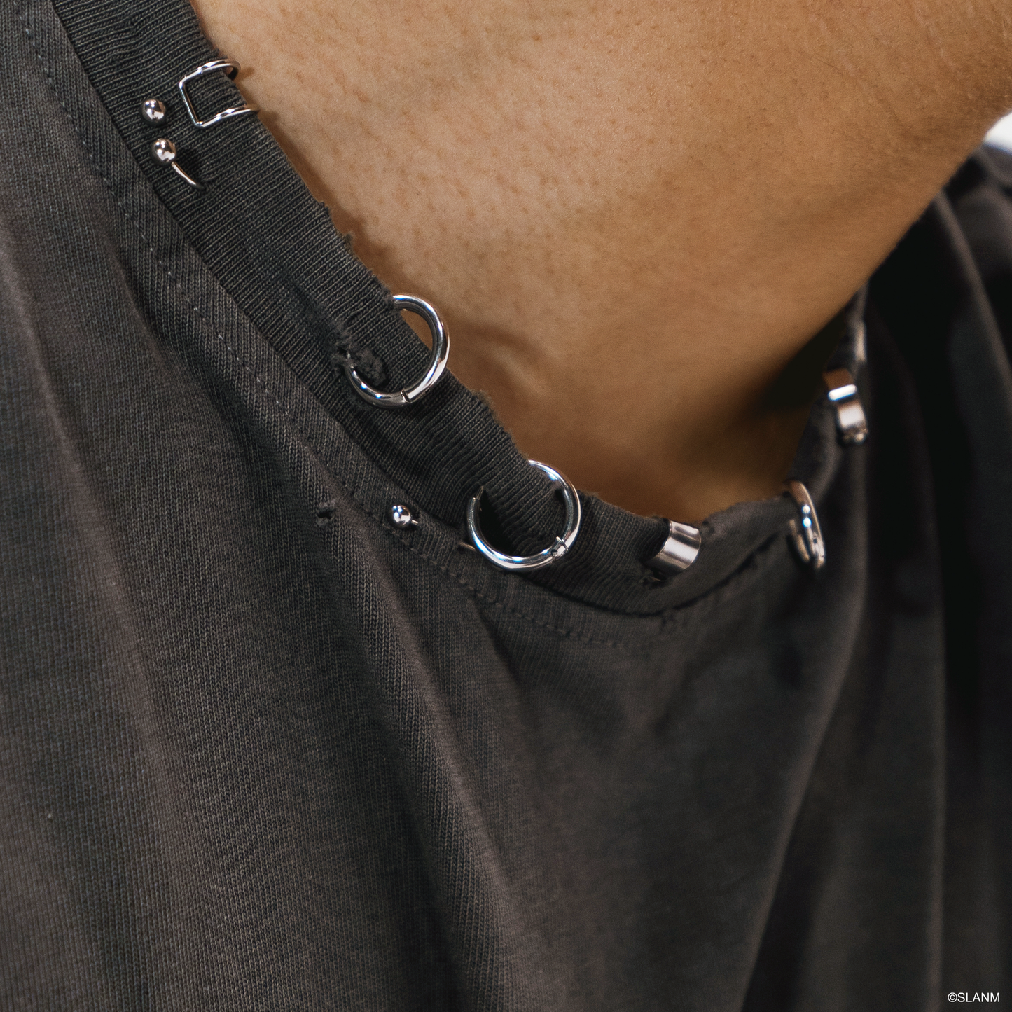 Igris Charcoal Pierced Shirt