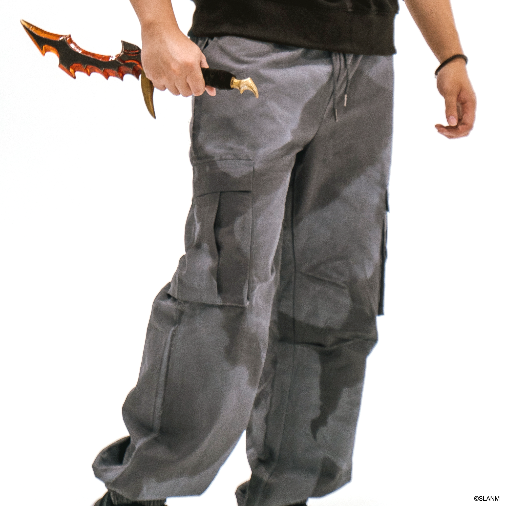 Jinwoo Sword Spray Paint Cargo Pants (Solo Leveling)