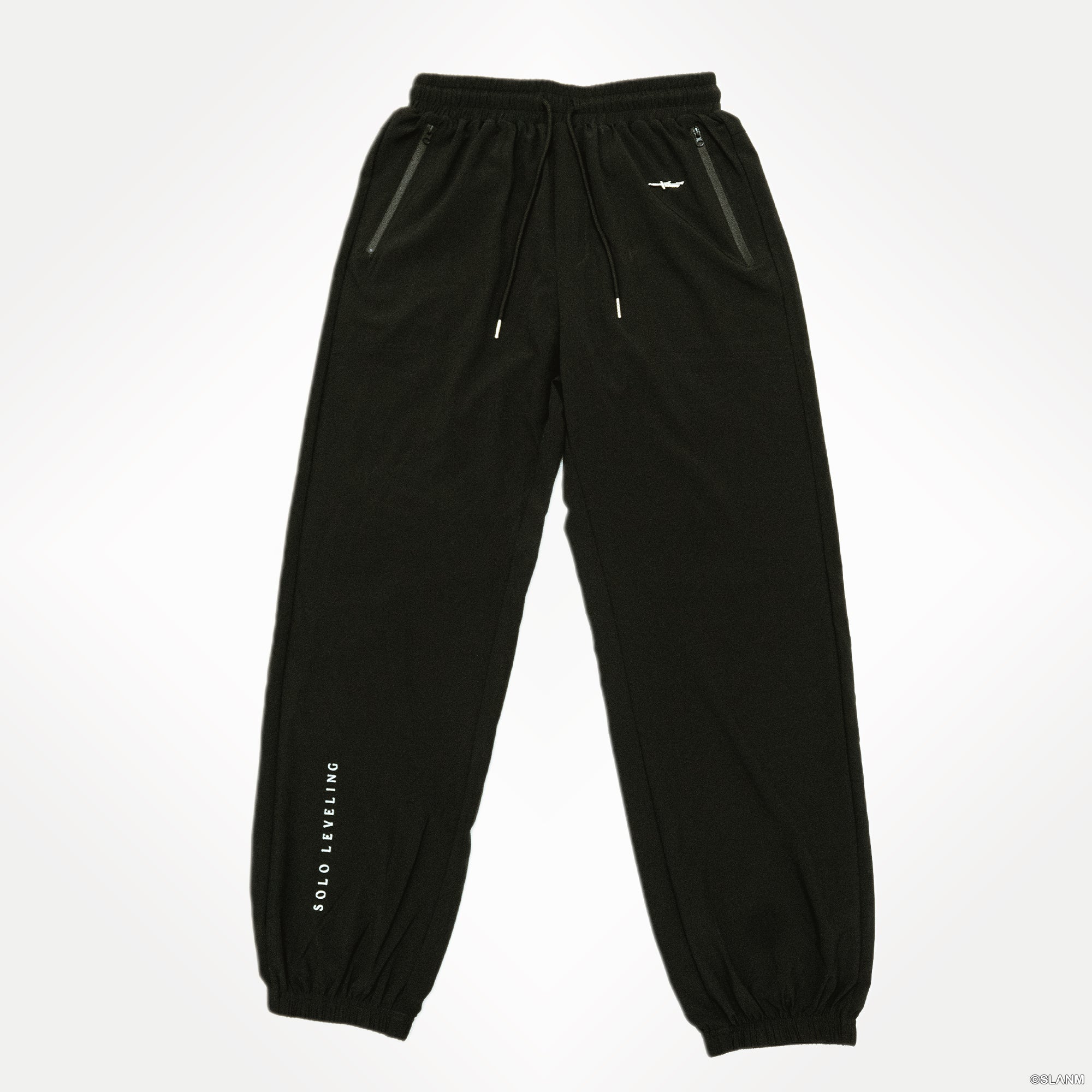 Black Metal Sword Logo Joggers (Solo Leveling)